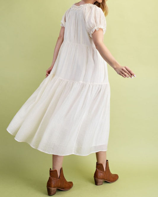 Cottage White Midi