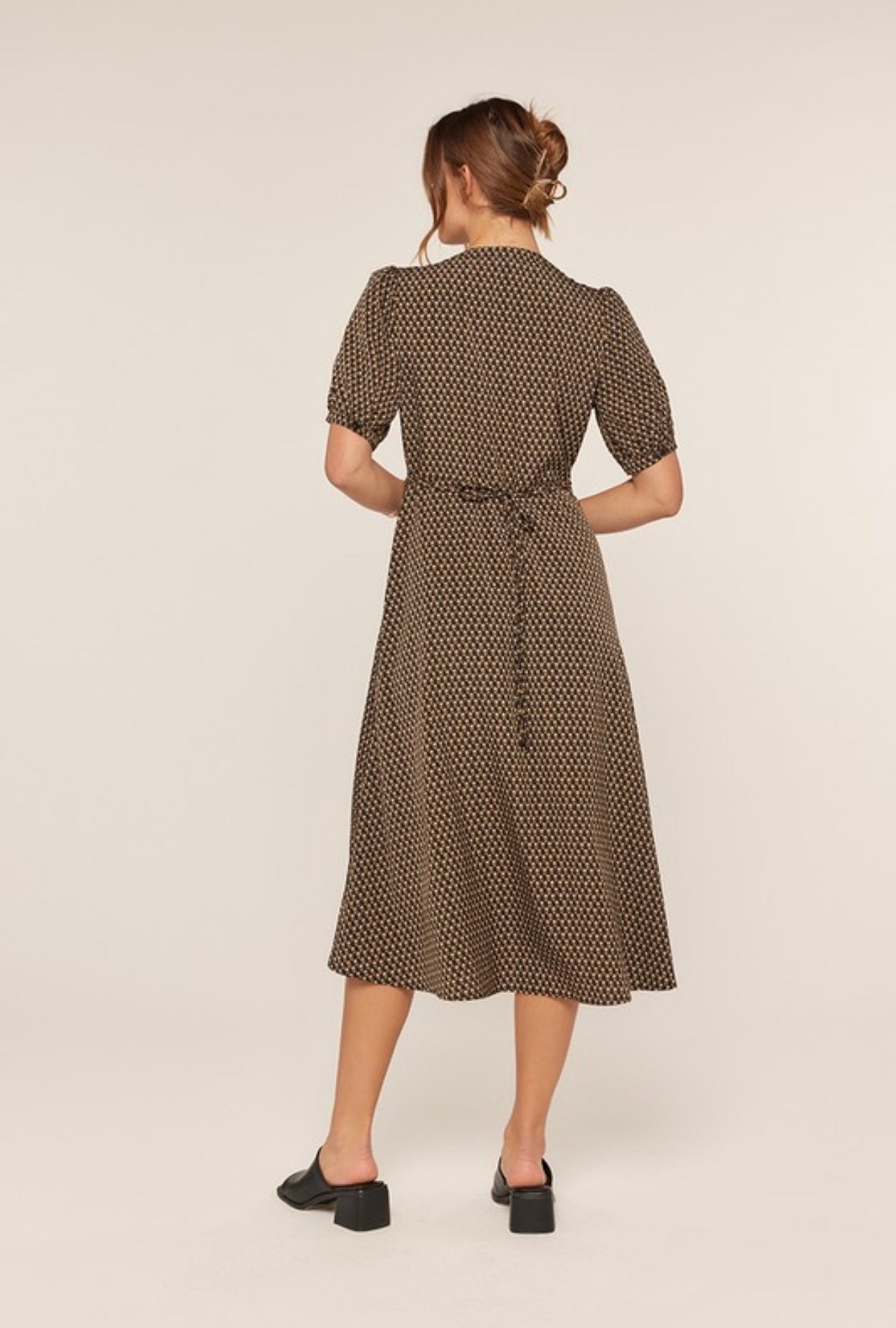 The Vintage Button Dress