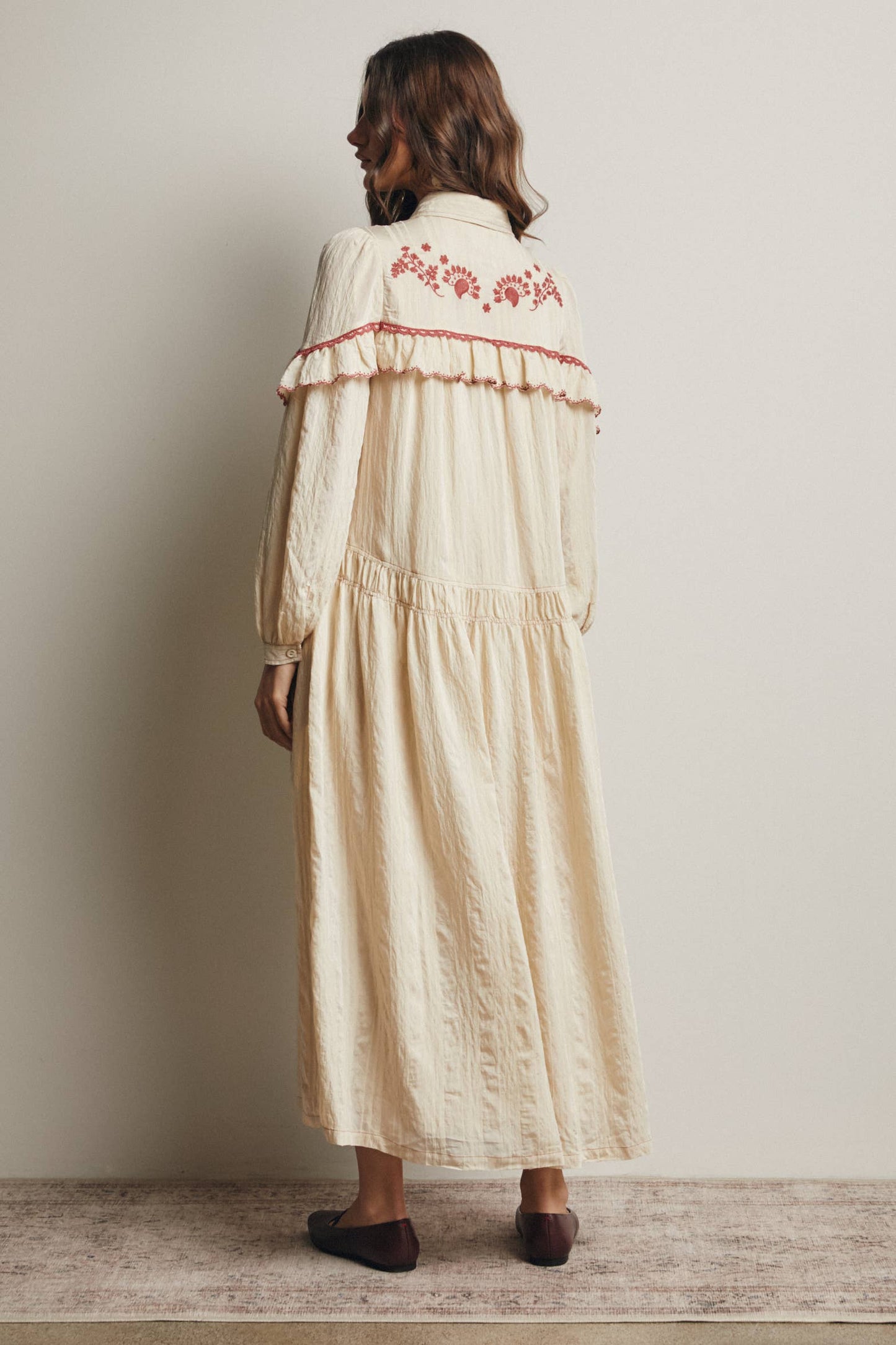 Western maxi dress