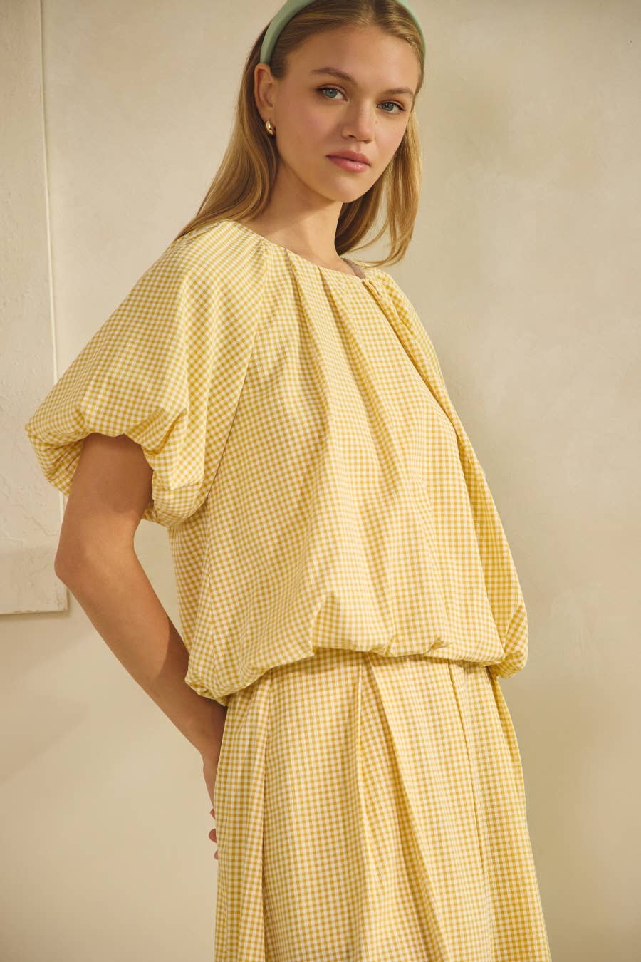 Spring Gingham Set
