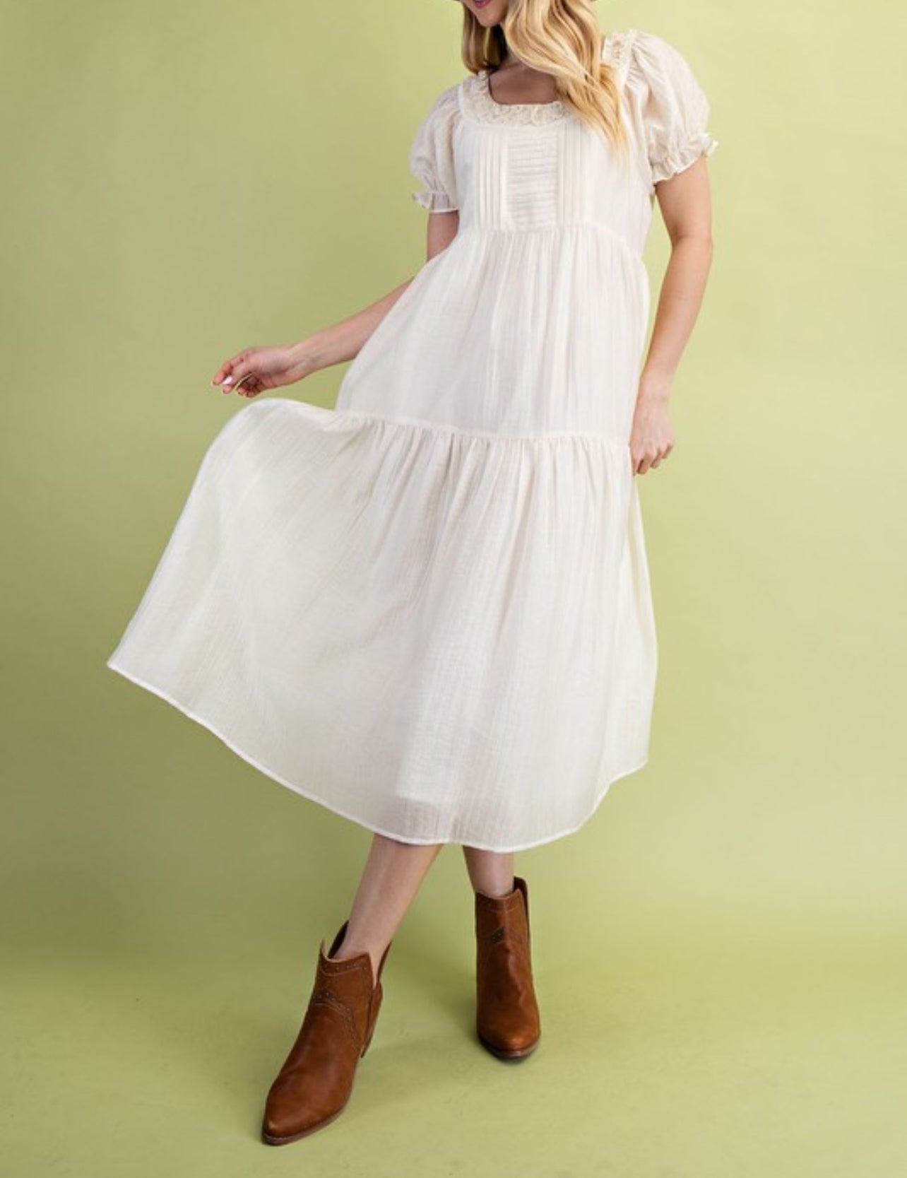 Cottage White Midi