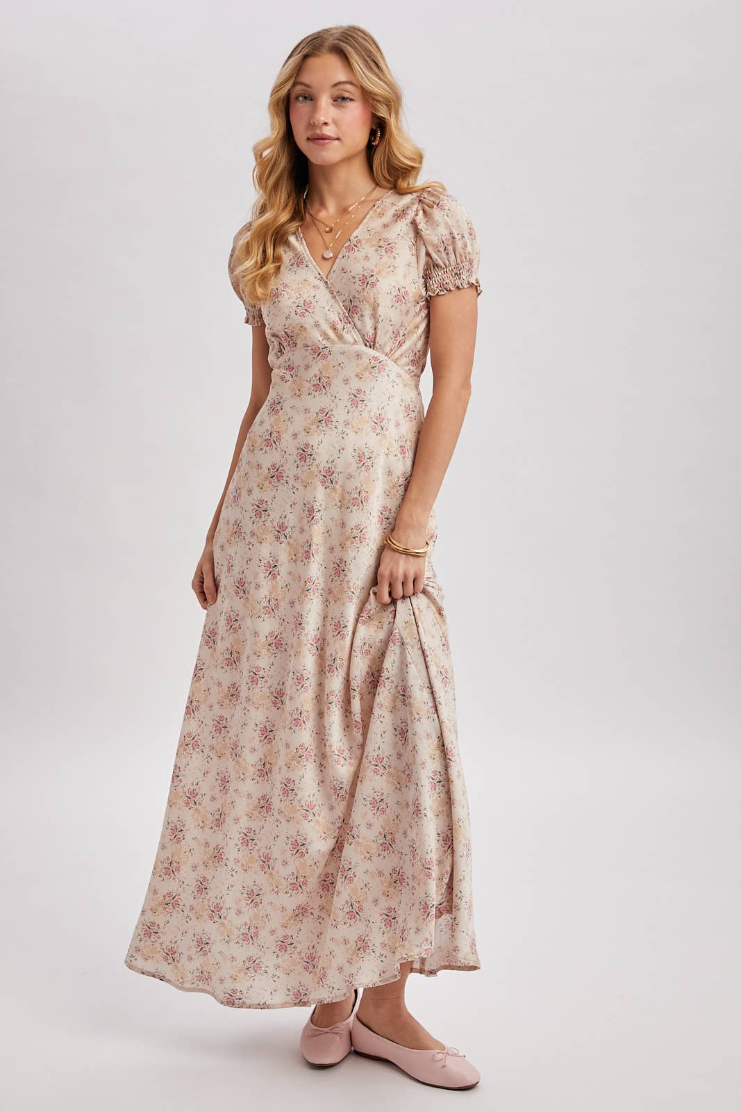 Vintage floral maxi
