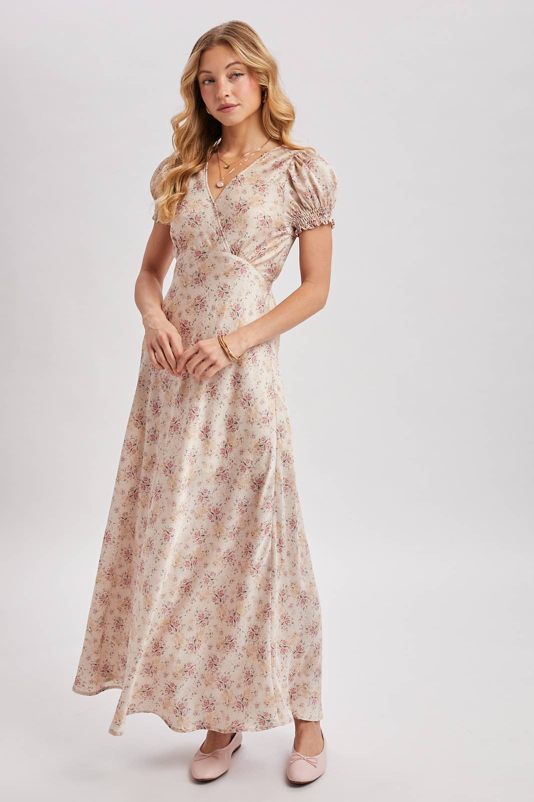 Vintage floral maxi
