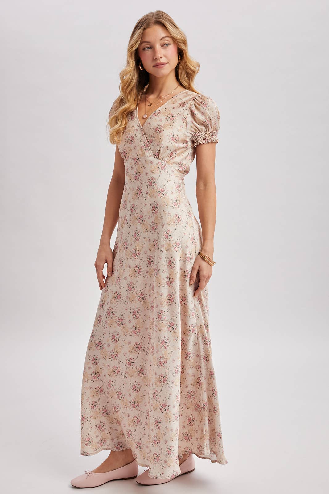 Vintage floral maxi