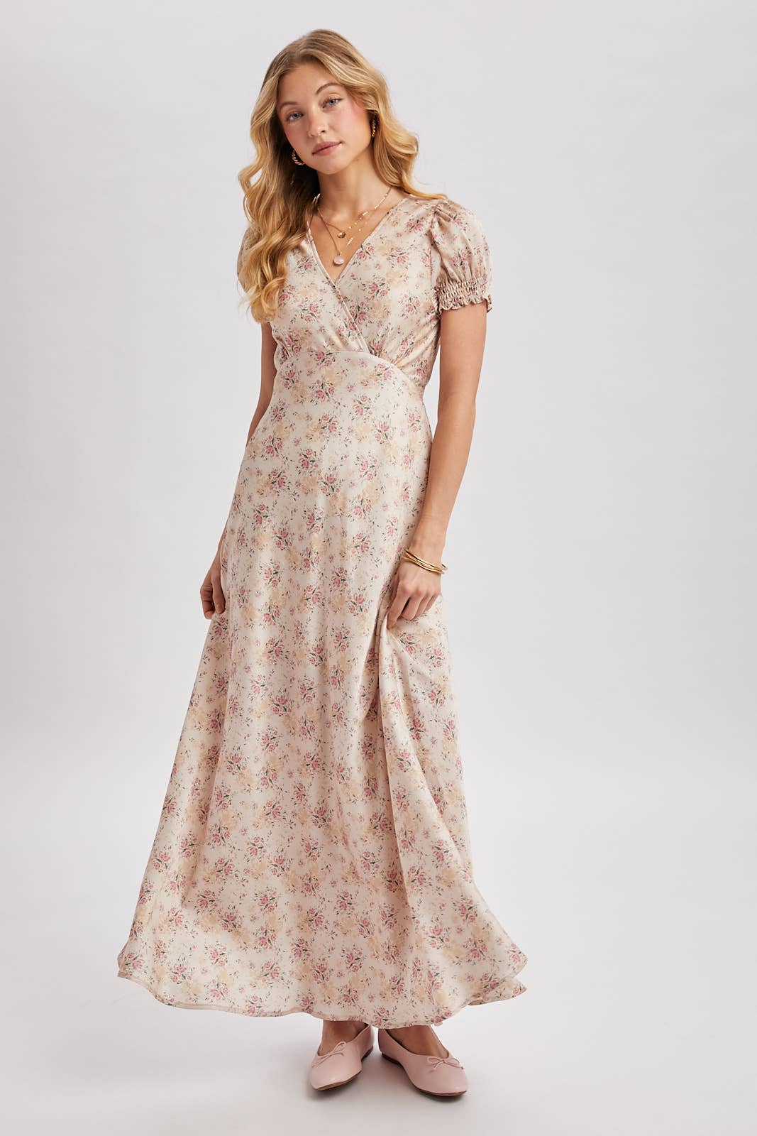 Vintage floral maxi