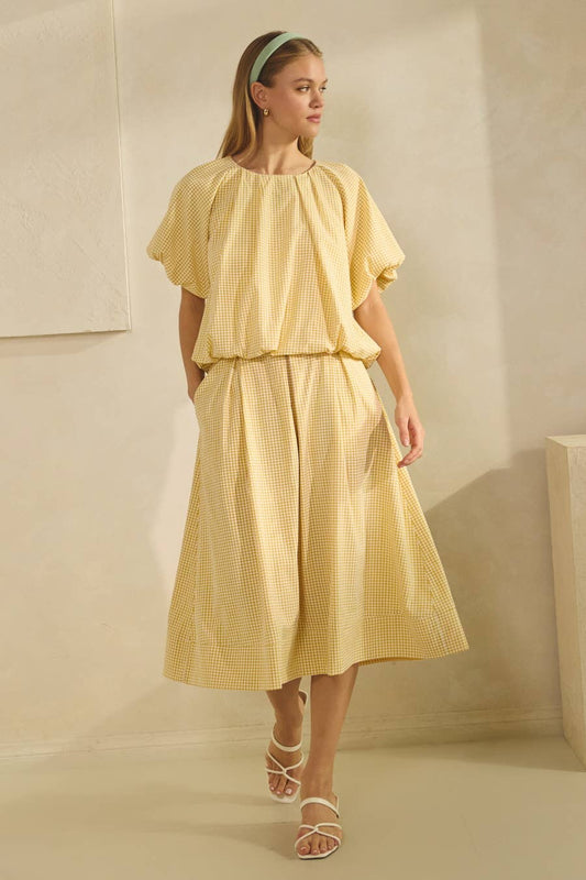 Spring Gingham Set