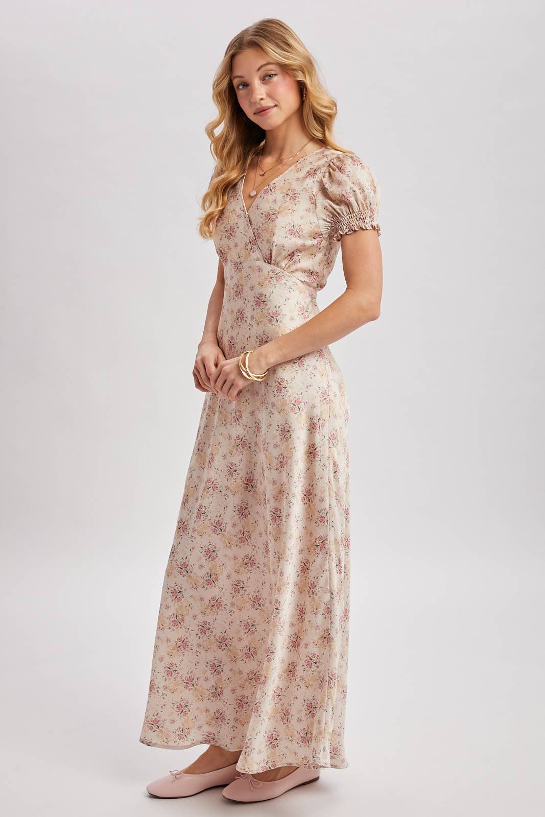 Vintage floral maxi