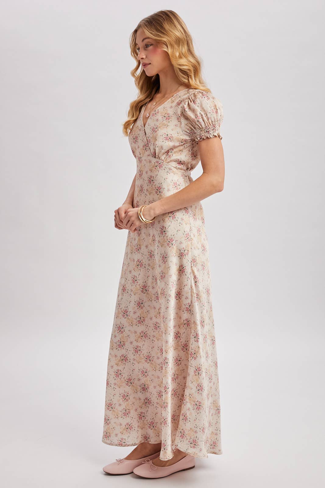 Vintage floral maxi