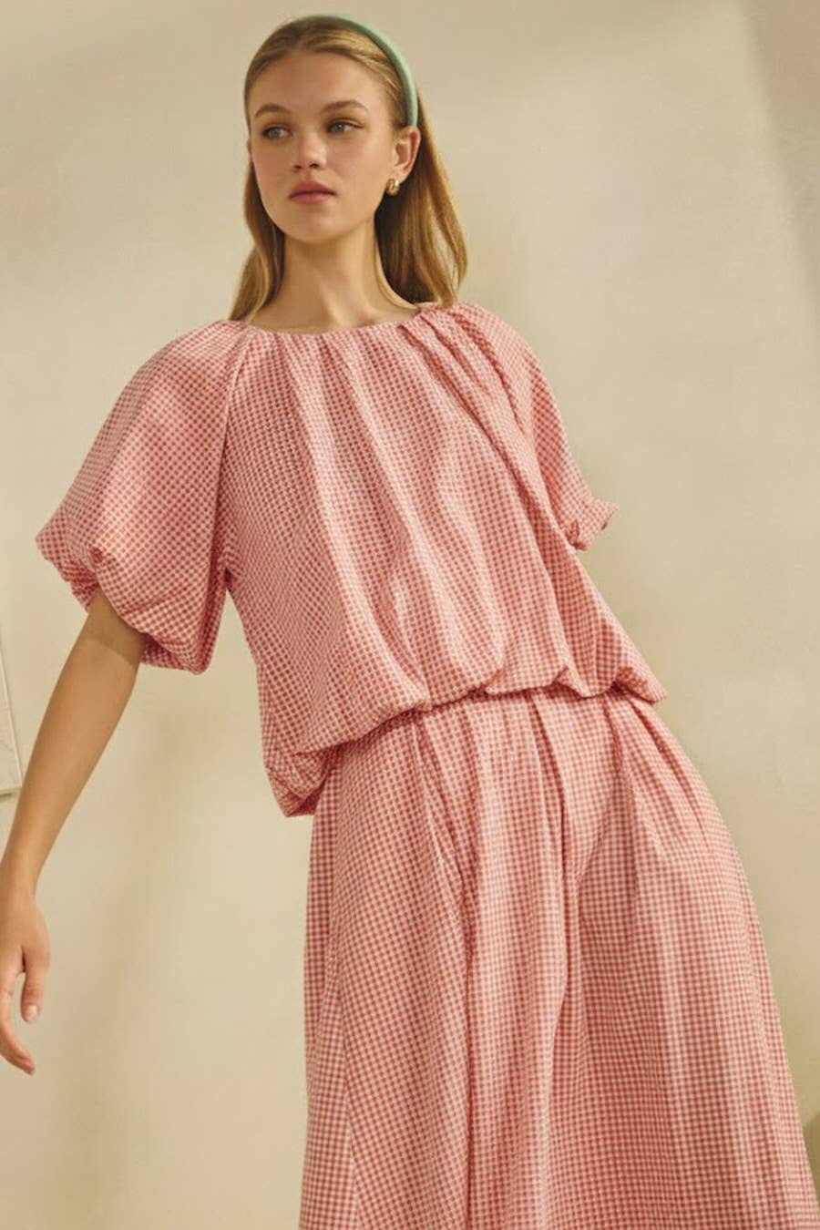 Spring Gingham Set