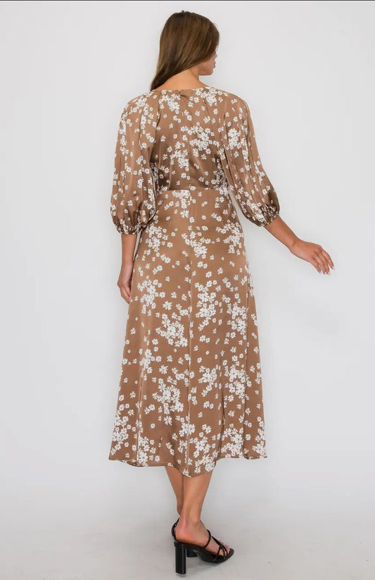 Brown floral