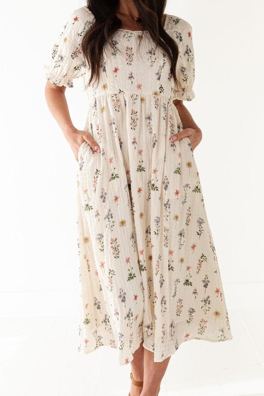 Soft Bloom Cottage Dress
