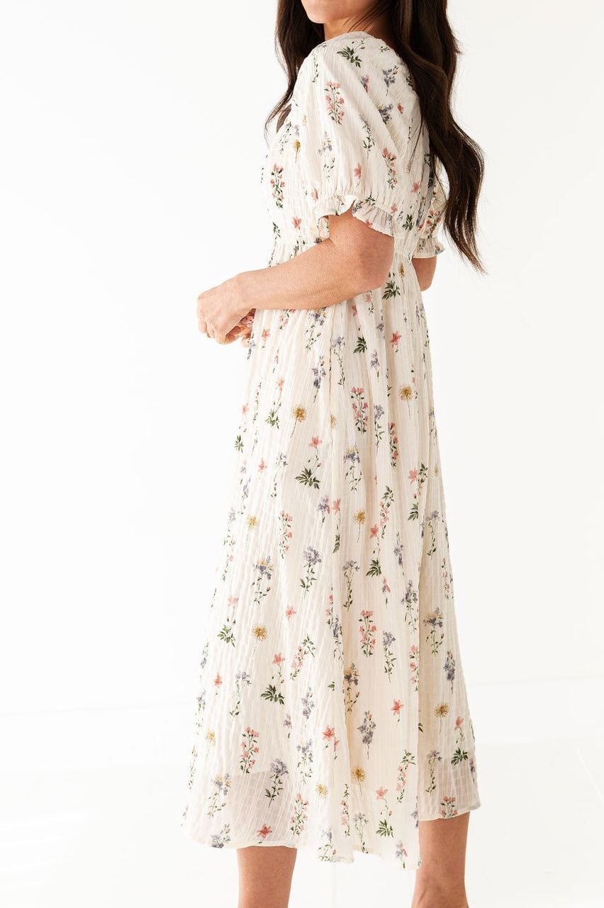 Soft Bloom Cottage Dress