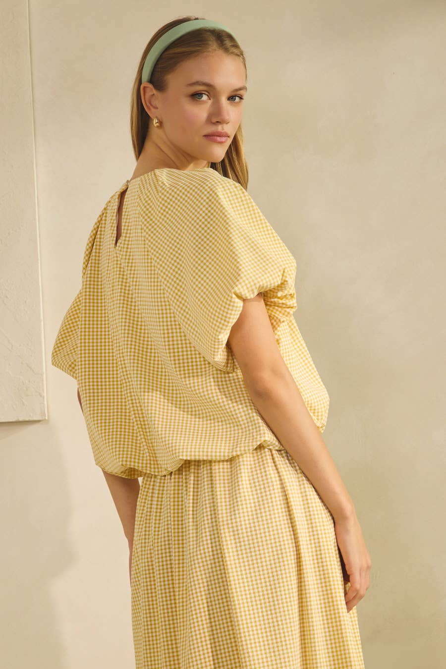 Spring Gingham Set