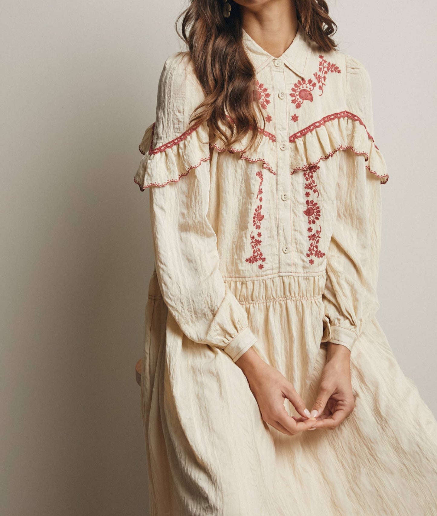 Western maxi dress