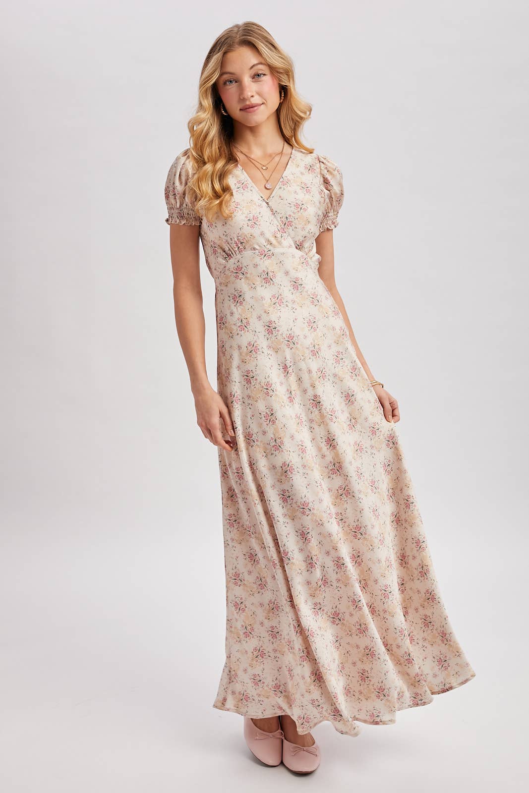 Vintage floral maxi
