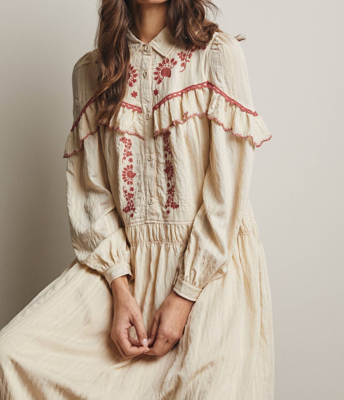 Western maxi dress